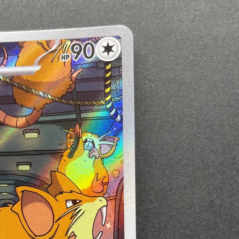 Team Rocket's Raticate AR 108/098 Pokemon card The Glory of Team Rocket sv10 (2.LP) thumbnail 3