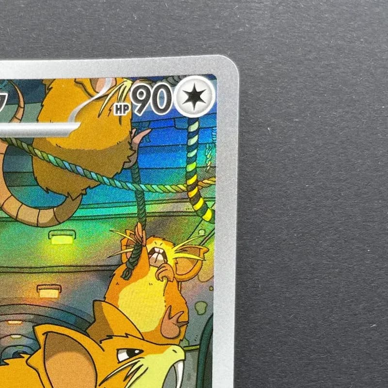 Team Rocket's Raticate AR 108/098 Pokemon card The Glory of Team Rocket sv10 (1.NM) thumbnail 3