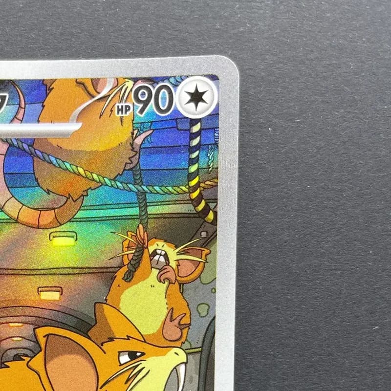 Team Rocket's Raticate AR 108/098 Pokemon card The Glory of Team Rocket sv10 (1.NM) thumbnail 3