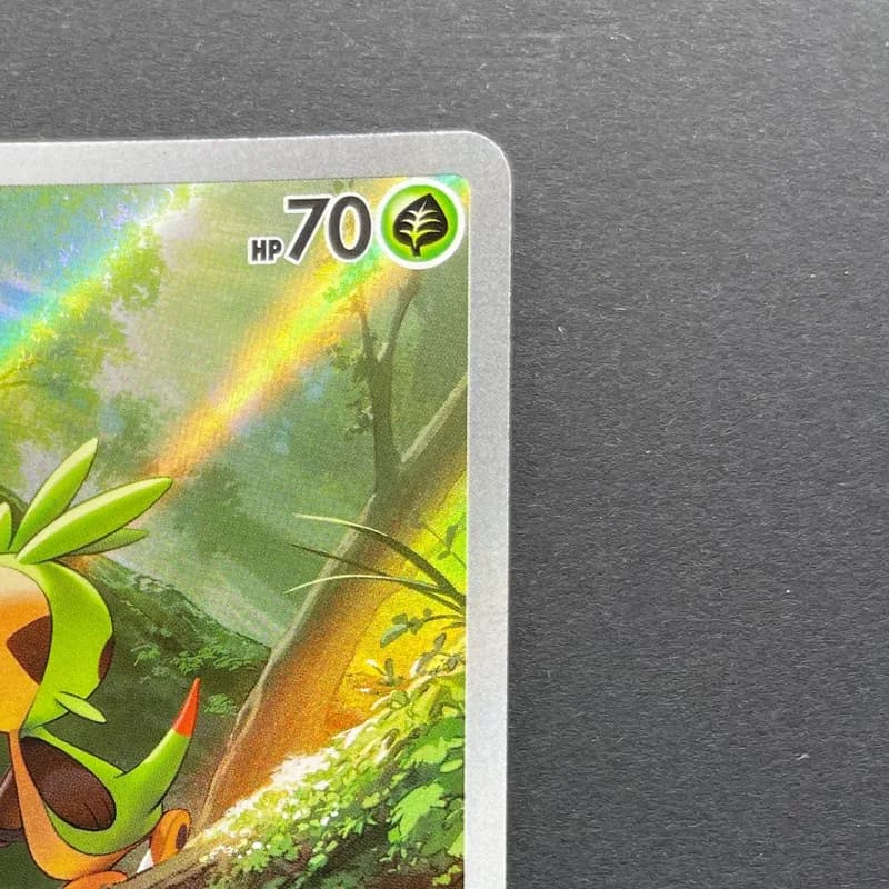 Chespin AR 084/083 Pokemon card Ninja Spinner M4 (1.NM) thumbnail 3