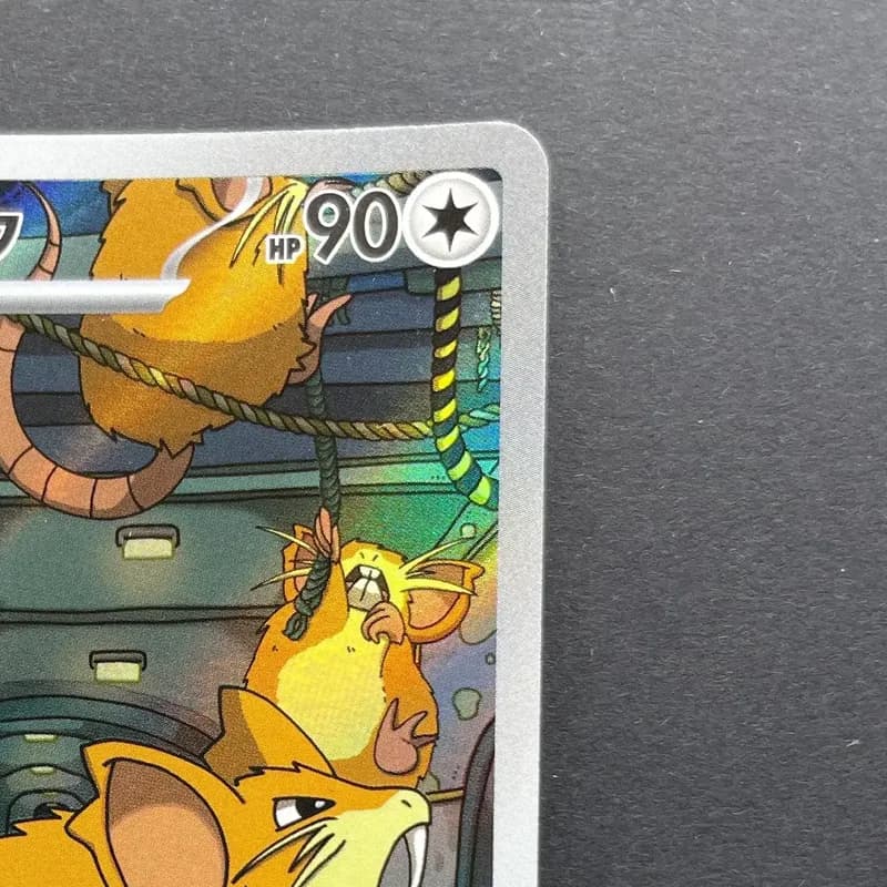 Team Rocket's Raticate AR 108/098 Pokemon card The Glory of Team Rocket sv10 (1.NM) thumbnail 3
