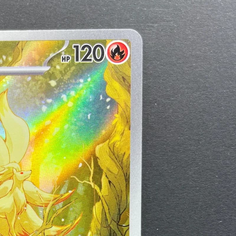 Ninetales AR 110/108 Pokemon card Ruler of the Black Flame sv3 (2.LP) thumbnail 3