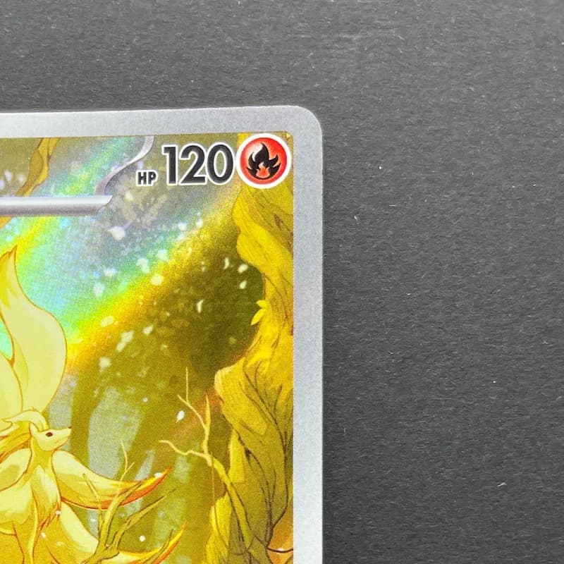 Ninetales AR 110/108 Pokemon card Ruler of the Black Flame sv3 (1.NM) thumbnail 3