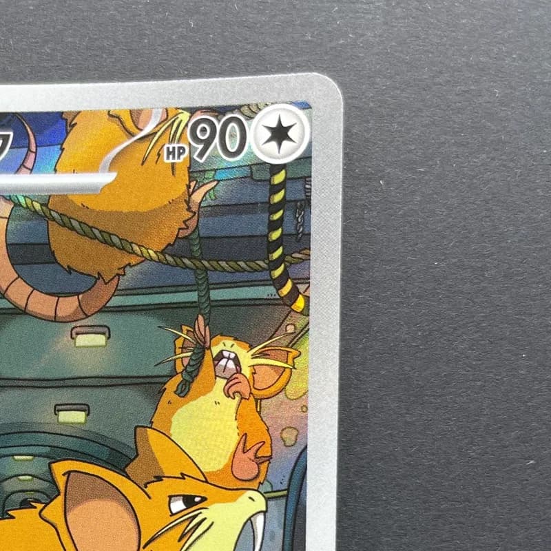 Team Rocket's Raticate AR 108/098 Pokemon card The Glory of Team Rocket sv10 (1.NM) thumbnail 3