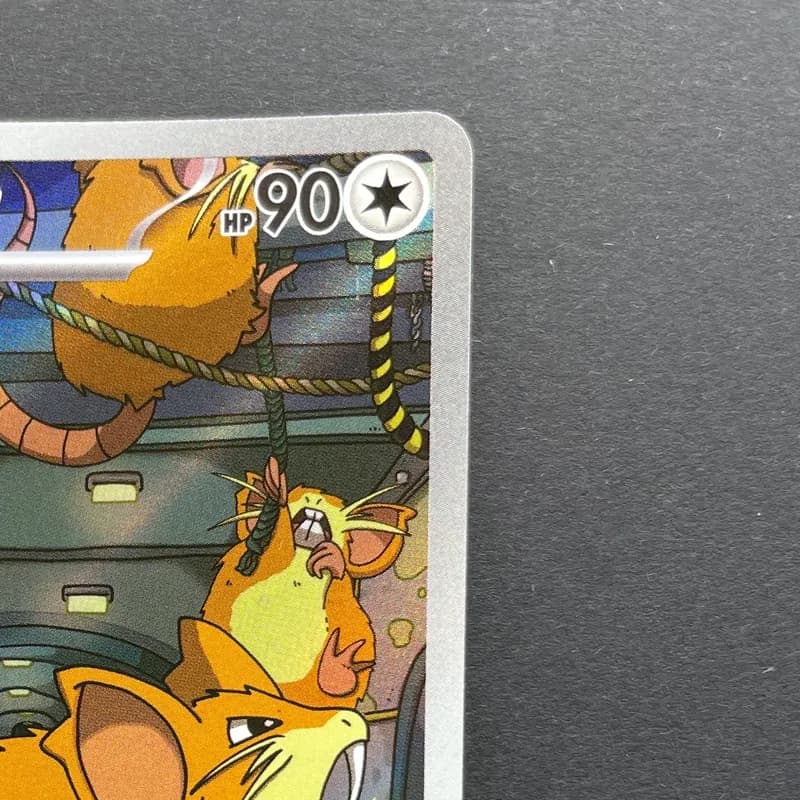 Team Rocket's Raticate AR 108/098 Pokemon card The Glory of Team Rocket sv10 (1.NM) thumbnail 3