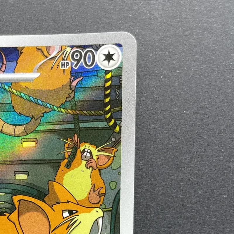 Team Rocket's Raticate AR 108/098 Pokemon card The Glory of Team Rocket sv10 (1.NM) thumbnail 3