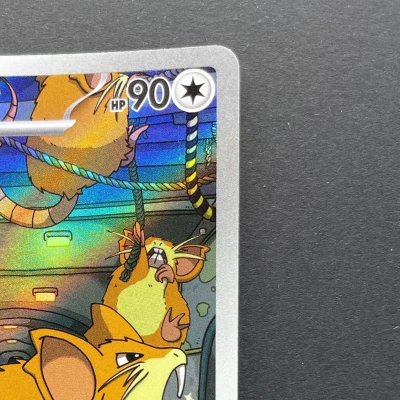 Team Rocket's Raticate AR 108/098 Pokemon card The Glory of Team Rocket sv10 (1.NM) thumbnail 3
