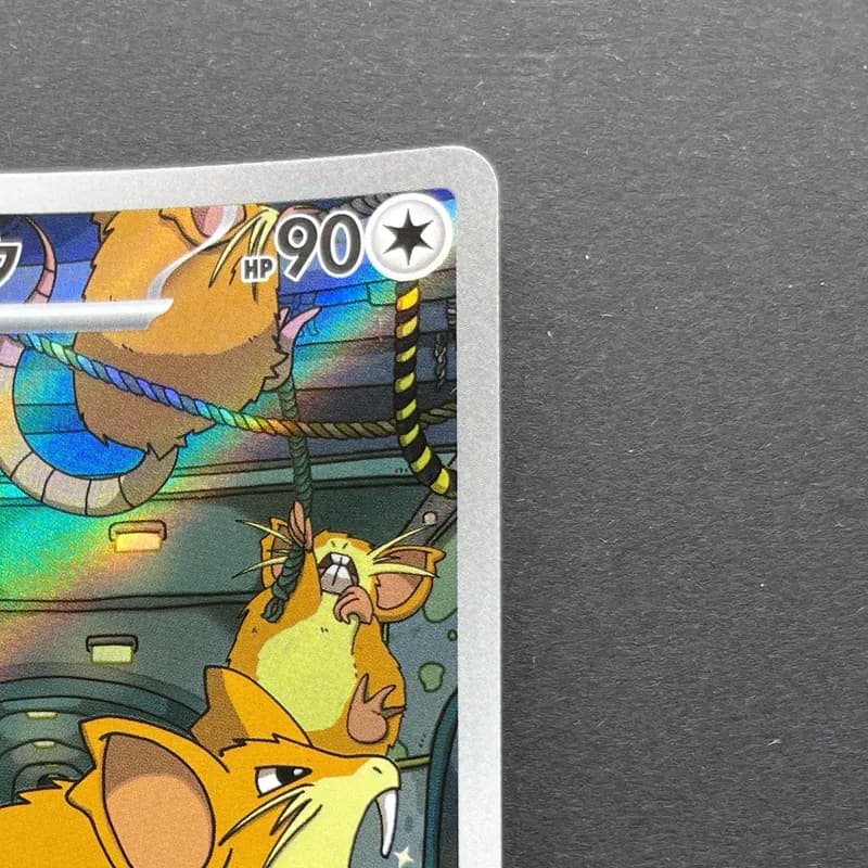Team Rocket's Raticate AR 108/098 Pokemon card The Glory of Team Rocket sv10 (2.LP) thumbnail 3